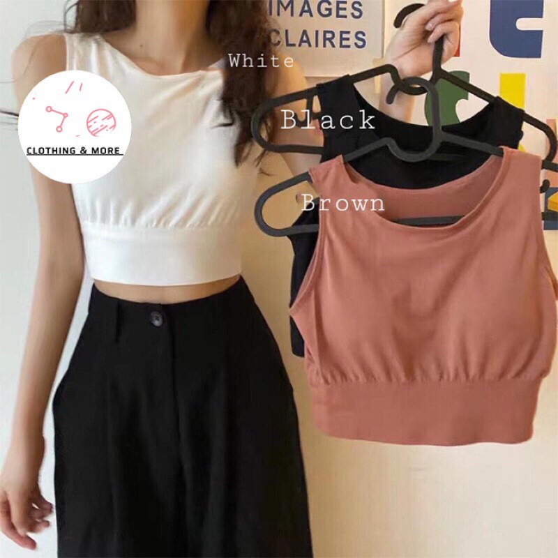 Áo Sát Nách Tập Thể Thao, Gym, Yoga - Áo Bra Croptop Thể Thao 3L