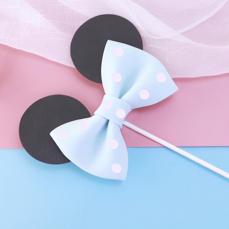 que cắm trí trang trí bánh kem [FREESHIP] nơ trang trí bánh sinh nhật