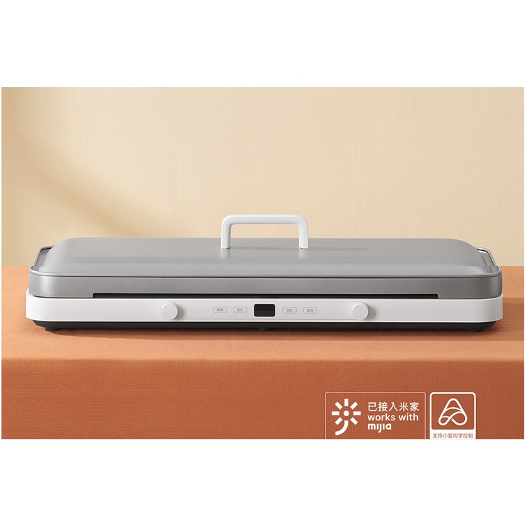 Bếp Từ Đôi Xiaomi Mijia MDCLD01ACM Kèm Chảo Nướng Tiện Lợi Kết Nối APP Thông Minh Hàng Chính Hãng