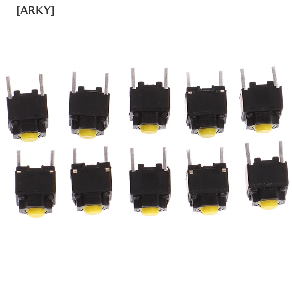 Set 10 Công Tắc Nút Công Tắc Micro Yên Tĩnh 6 * 6 * 7.3mm