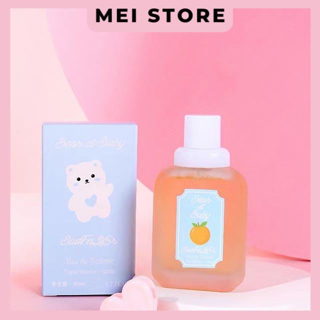 Nước Hoa Xịt Thơm Gấu Mẫu Mới Bear et Baby 4 Mùi 50ml