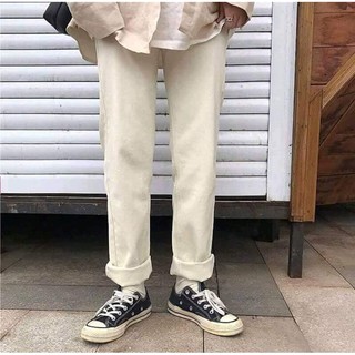 Quần baggy kem kaki - Basic pants unisex
