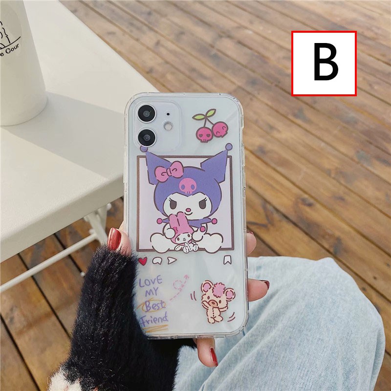 Ốp điện thoại mềm in hình melody thích hợp cho Iphone 12/13 Pro Max 7plus 8plus X Xr 11 Promax Xs Max Se2 I7 / 8