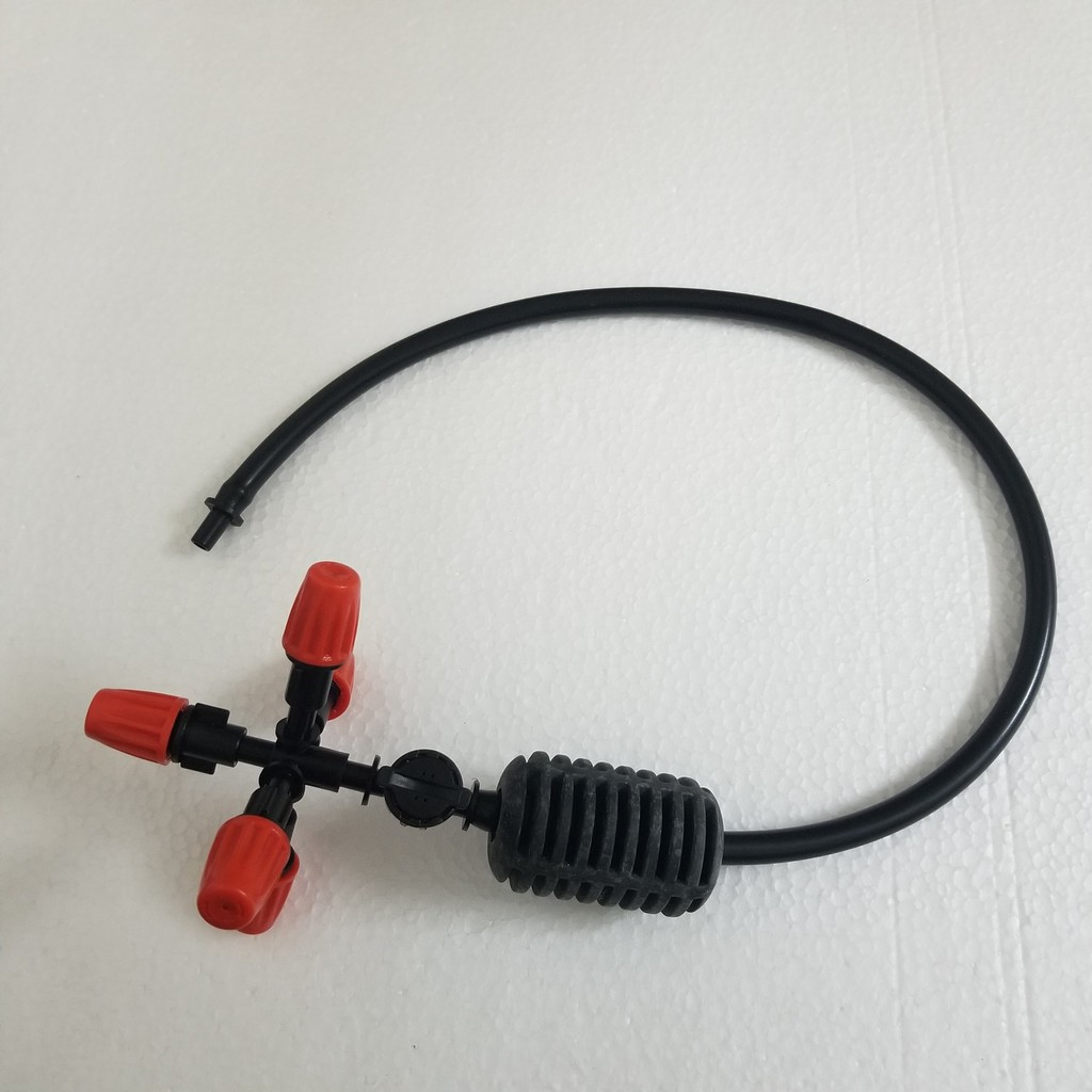 Béc phun sương 5 hướng kèm Van chống gỉ, bù áp, chống nhỏ giọt + đối trọng + khởi thủy ren 4/7