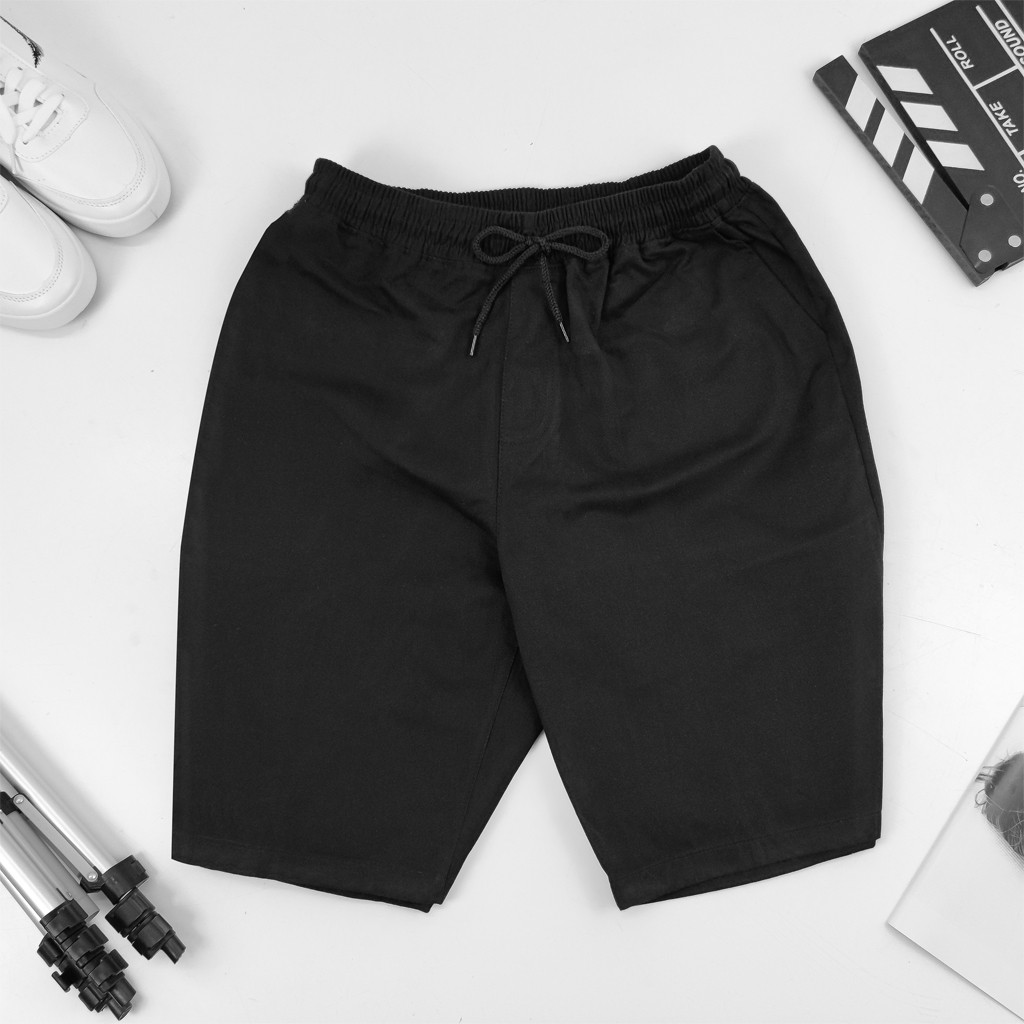 Quần short nam kaki 💥FREESHIP💥 Quần đùi nam mã TT11 thể thao dáng lửng tập gym co giãn có chun mùa hè | BigBuy360 - bigbuy360.vn