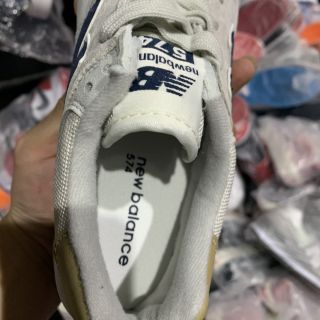 < VIDEO + ẢNH THẬT > GIÀY SNEAKER NB TRẮNG XANH THẤP CỔ