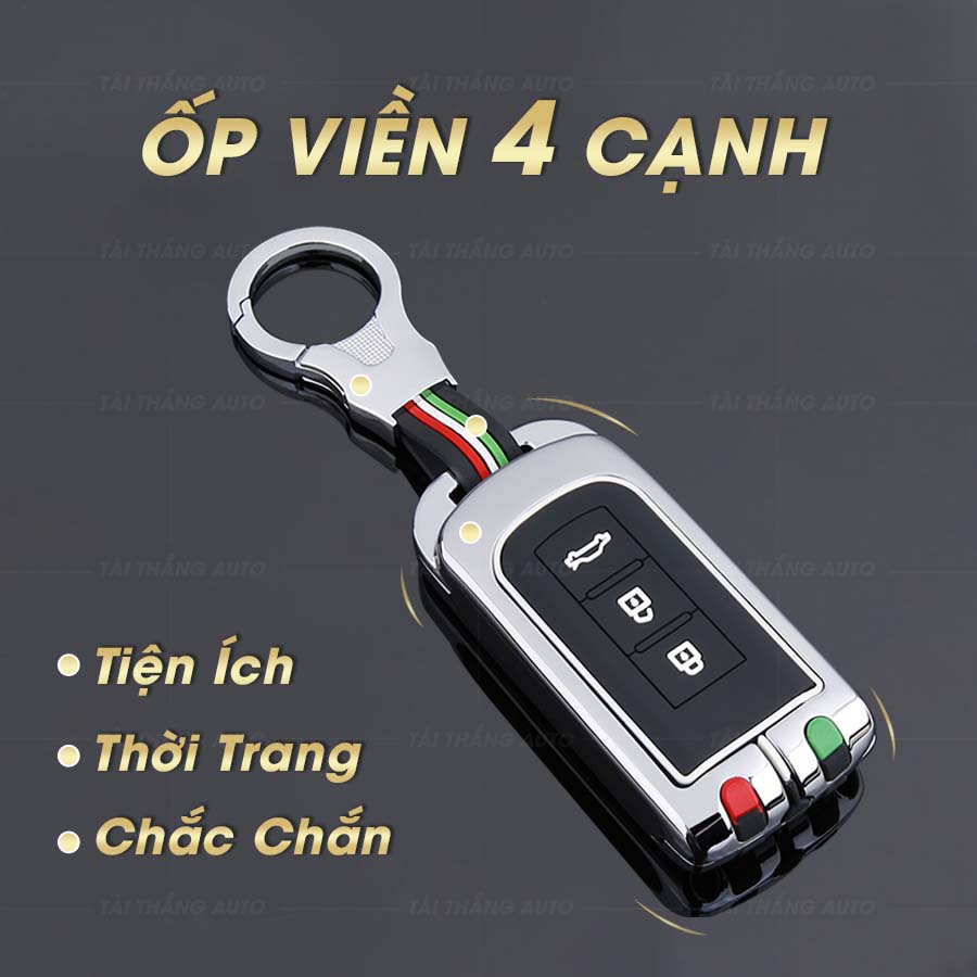 Ốp chìa khóa mitsubishi, bọc chìa khóa mitsubishi outlander, xpander, attrage, triton, pajero chất liệu metal cao cấp