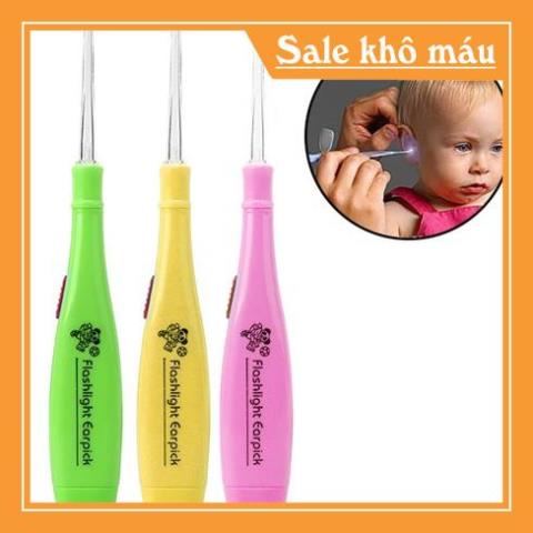 DỤNG CỤ LẤY RÁY TAI CÓ ĐÈN CHO BÉ - TONGKHOSI90