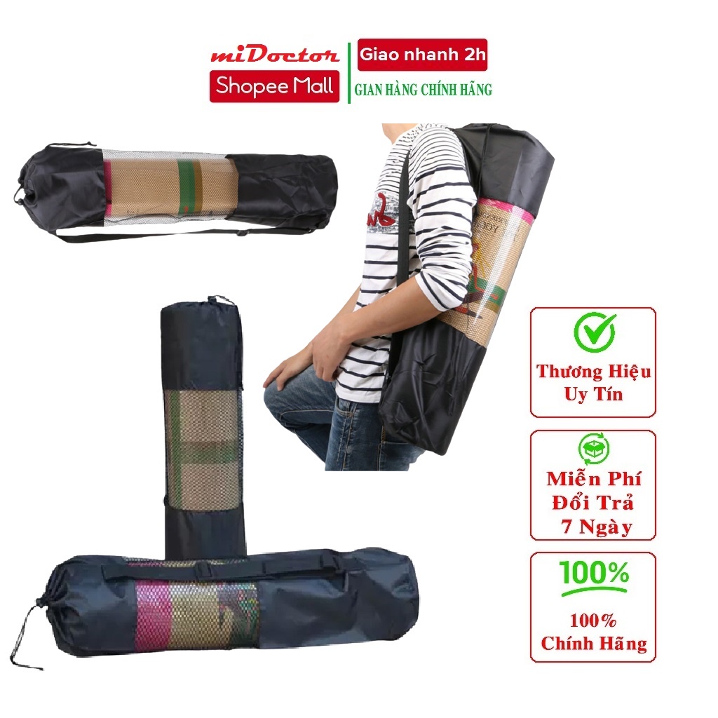 Túi lưới đựng thảm tập yoga, gym - Chính hãng miDoctor