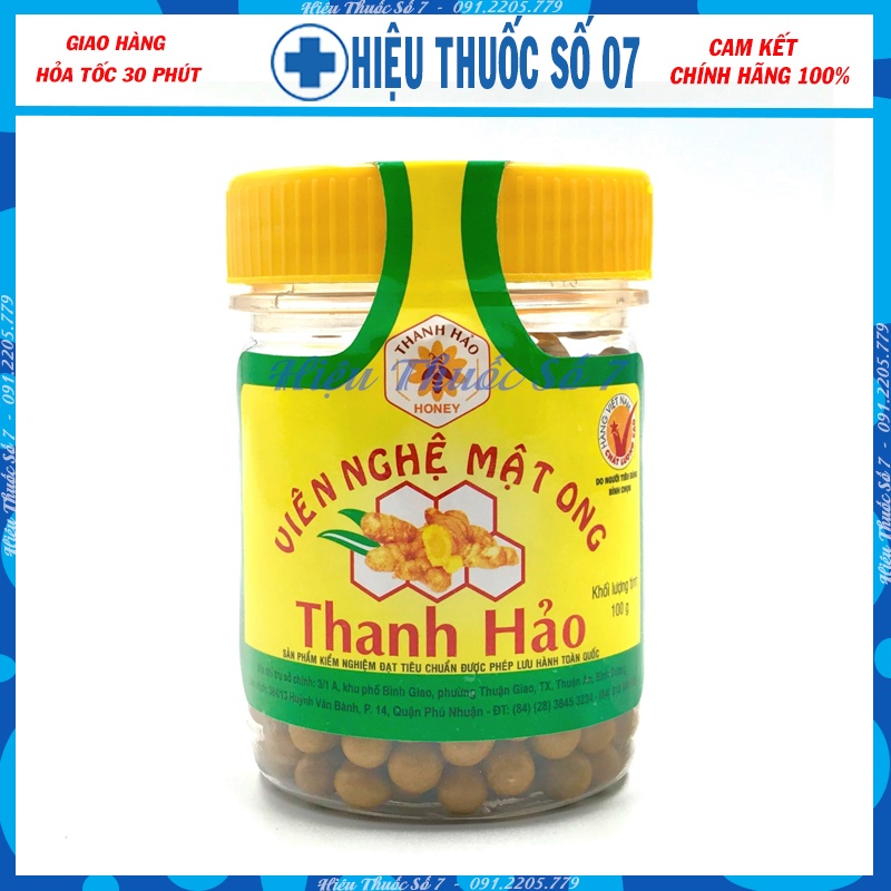 Viên Nghệ Vàng Mật Ong Thanh Hảo 100g