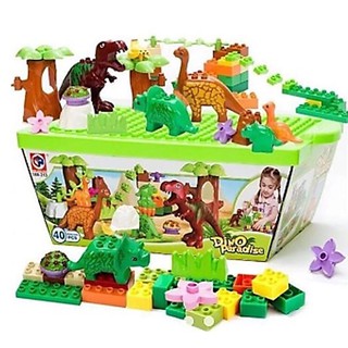 Bộ đồ chơi lắp ráp Thiên đường khủng long  40 khối xây dựng