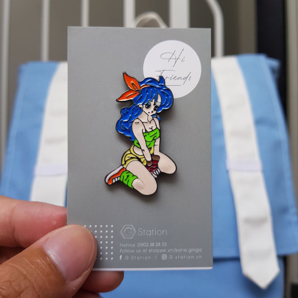 Pin cài áo Bulma trong Dragon Ball - GC364