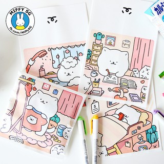 [YUXIAN] Túi giấy hoạt hình KOGO - WHITE BEAR'S DAILY LIFE