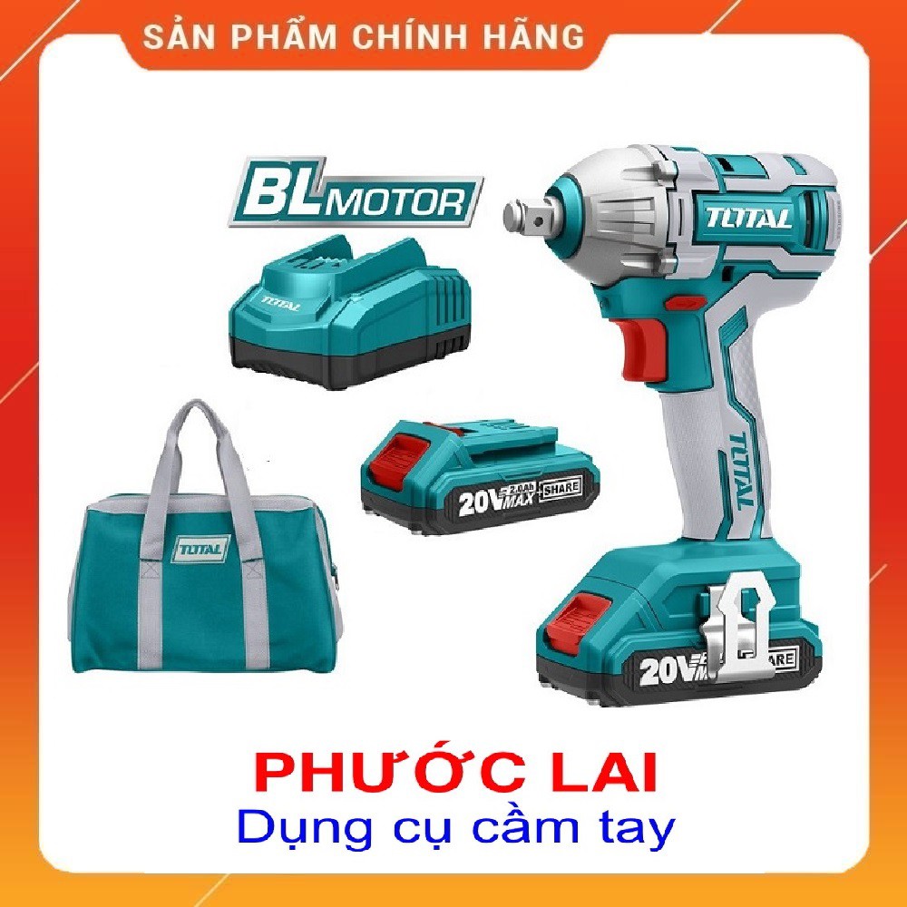 Máy siết bu lông dùng pin 20V  Total TIWLI2001