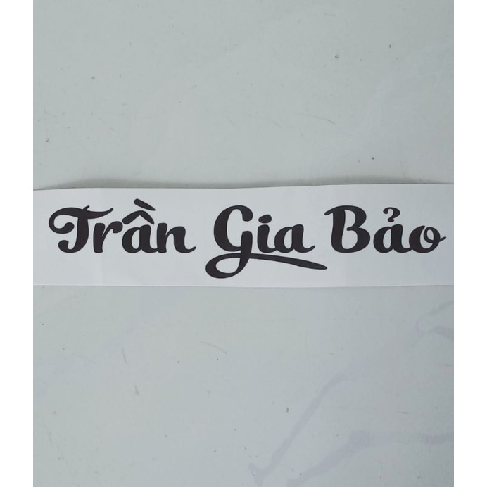 Cắt chữ decal theo yêu cầu có nhiều màu sắc