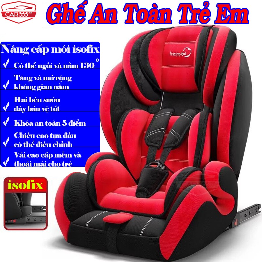 Ghế ngồi an toàn trên ô tô cho bé CAR365 chuẩn ISOFIX góc độ điều chỉnh linh hoạt - Êm ái, thoải mái, an toàn - CAR47