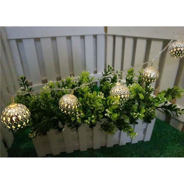 DÂY ĐÈN LED TRANG TRÍ DECOR ĐẸP - QUẢ CẦU BẠC