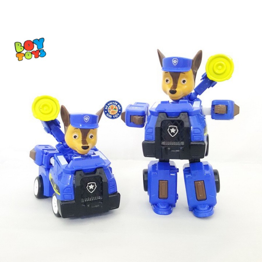 Đồ chơi chó cứu hộ Paw Patrol lắp ráp biến hình 2 trong 1 cho bé thảo sức vui chơi(mẫu lẻ túi)