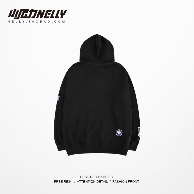 [NY2289] Áo nỉ có mũ in hình đồ du hành (NELLY) | BigBuy360 - bigbuy360.vn