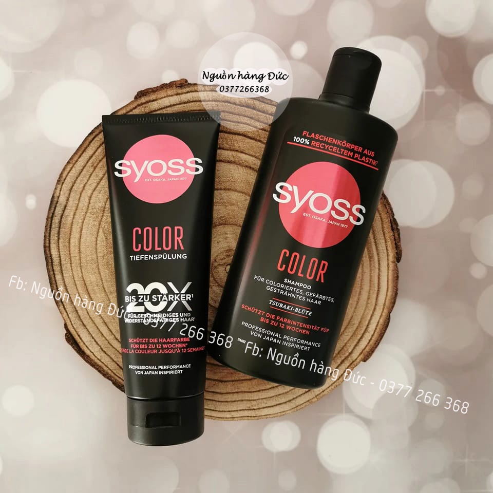 Dầu gội - xả SYOSS Đức cao cấp MẪU MỚI - Nguồn hàng Đức