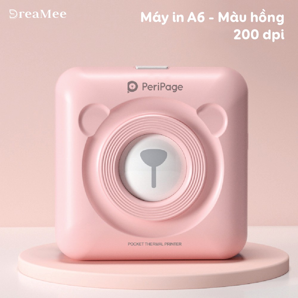 Máy in Nhiệt cầm tay Mini Bluetooth Peripage A6, A6s không dây bỏ túi ❤ in ảnh, tài liệu, in hóa đơn | BigBuy360 - bigbuy360.vn