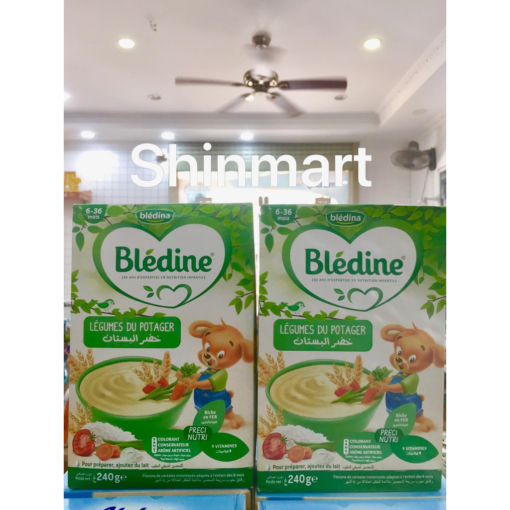 Bột ăn dặm Bledina Pháp các vị dành cho bé bắt đầu tập ăn dặm (từ 6 tháng tuổi)