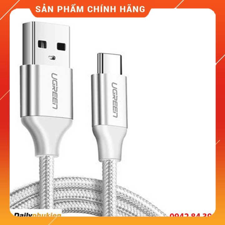 Cáp USB Type C sang USB 2.0 dài 1m bọc lưới Ugreen 60131 dailyphukien