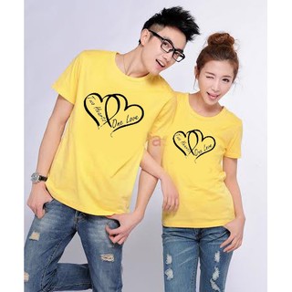 set 2 ao đôi cổ tròn