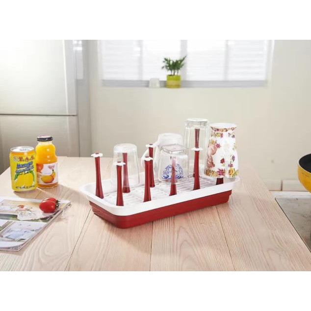 khay Úp cốc chén chữ nhật 10 cốc 2671