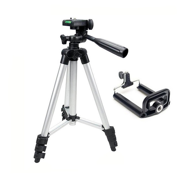 Gậy 3 Chân Tripod Mini TF- 3110, 3120 Kéo Dài Được Và Giá Đỡ Điện Thoại