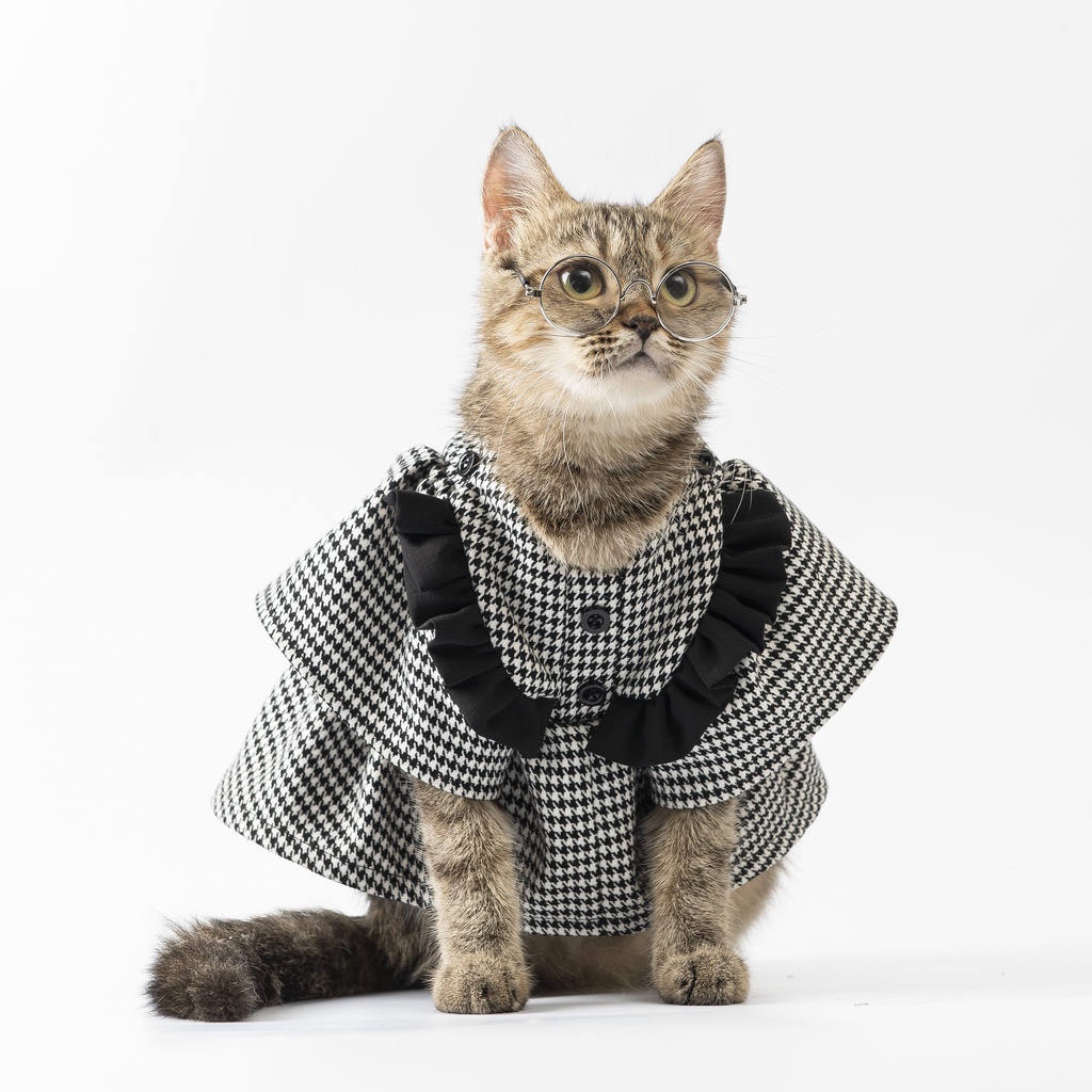 Váy hàng hiệu cho thú cưng - SaboCoco - B&W1