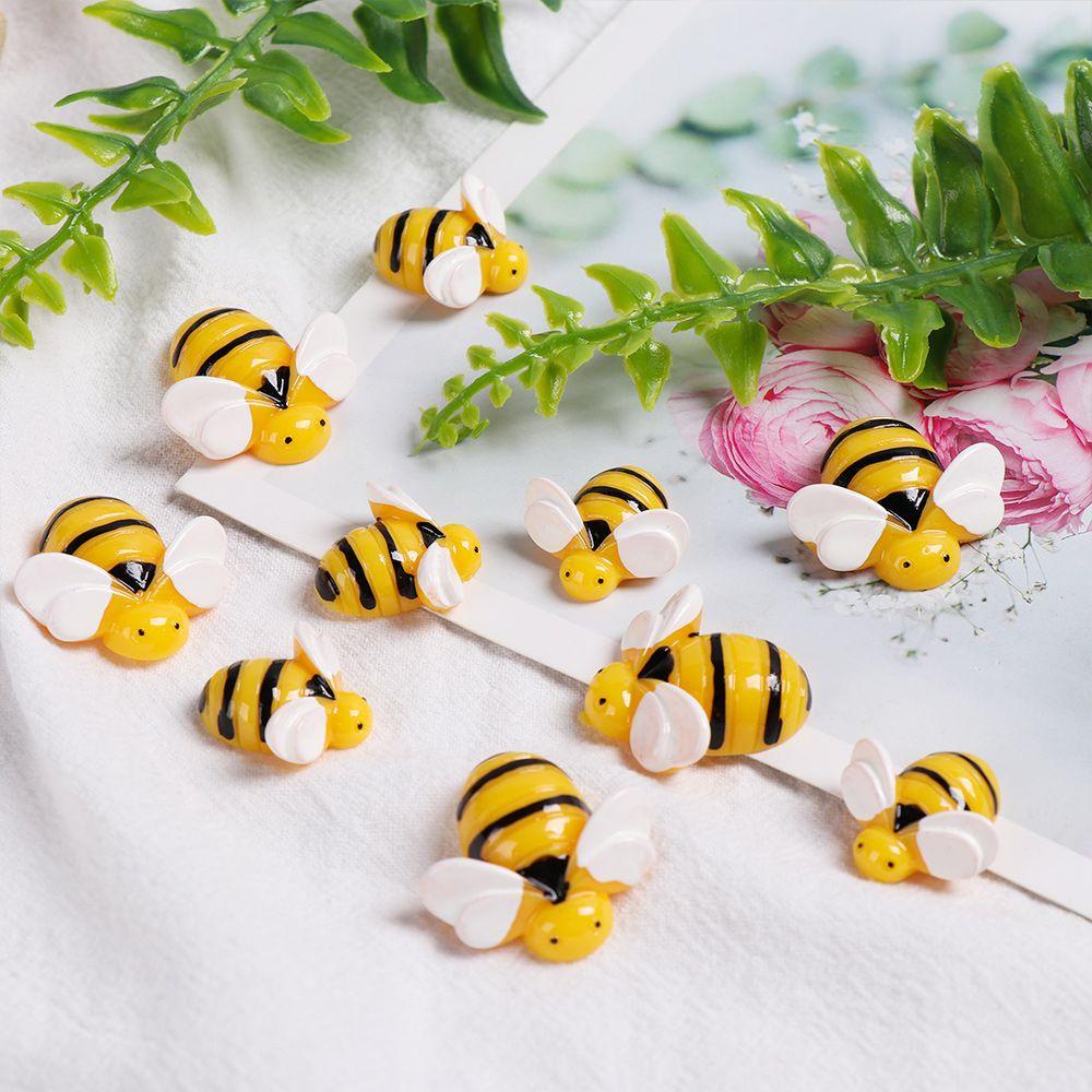 KRNY Set 5 Chú Ong Nhân Tạo Trang Trí Điện Thoại