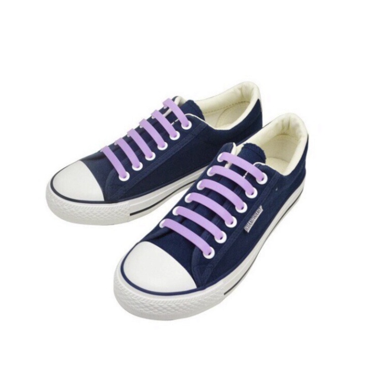 Dây giày phản quang Dây giày thông minh nhiều màu dễ dùng cho cả nam và nữ bằng cao su DANA