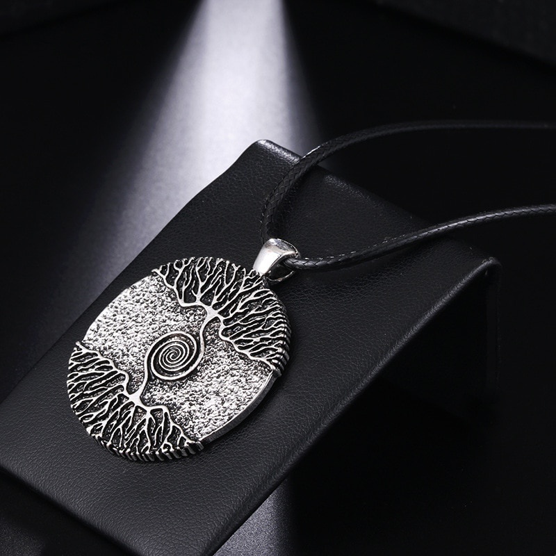 Dây chuyền mặt hình cây sự sống phong cách Viking cá tính