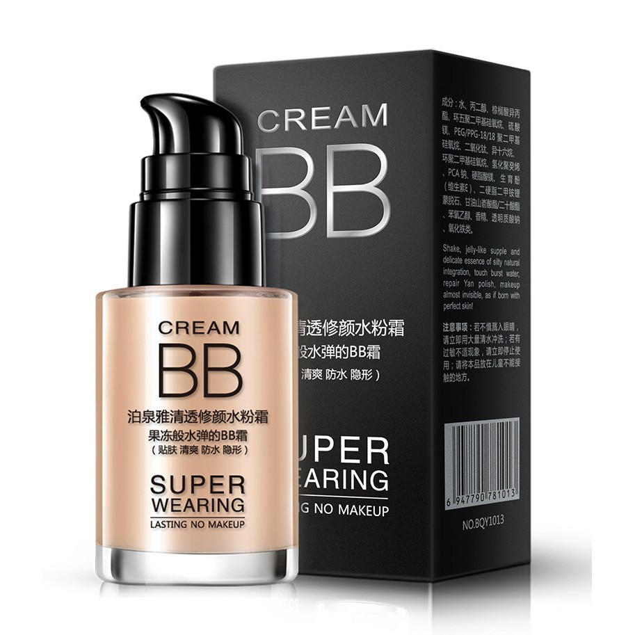 Chai kem nền BB Cream là một loại mỹ phẩm không thể thiếu của các chị em