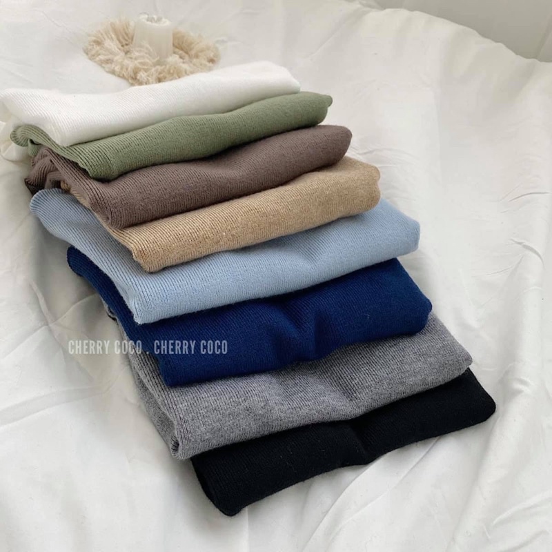 Áo len ba lỗ cổ tròn Hàn Quốc 11111 CHERRYCOCO