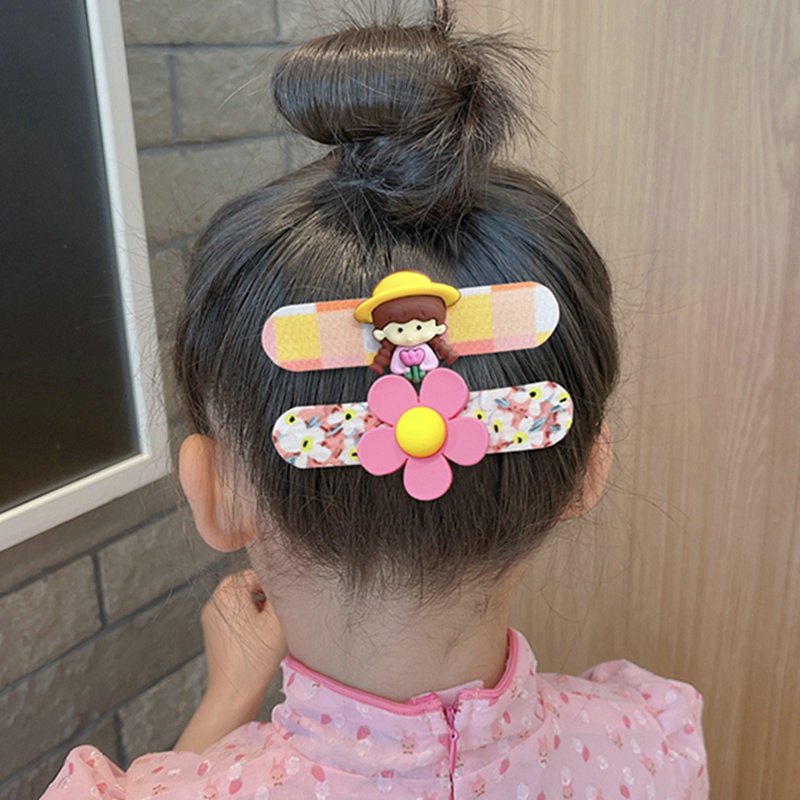 Miếng Dán Tóc Mái Dễ Thương Cho Bé Gái