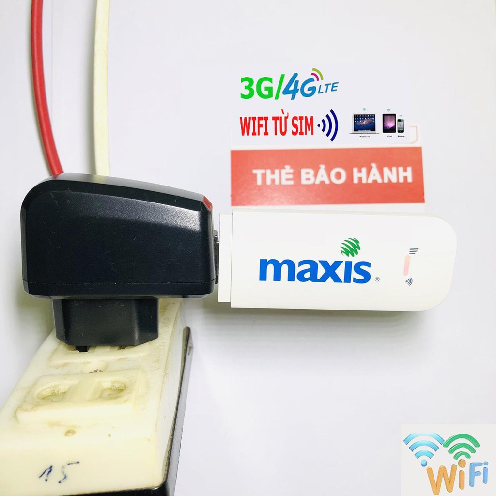 Phát Wifi Di Động - Usb Maxis Chất Lượng Cao Phát Wifi Ổn Định Dùng Sim Viettel , Mobi , Vina