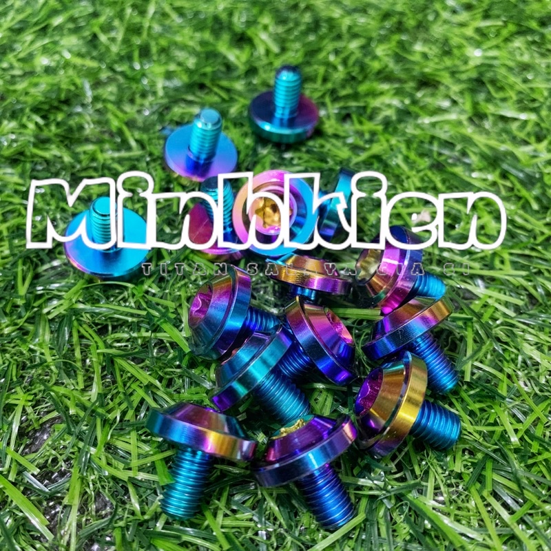 (GR5 XỊN) Combo ốc 6li1 gắn nón bảo hiểm đủ màu