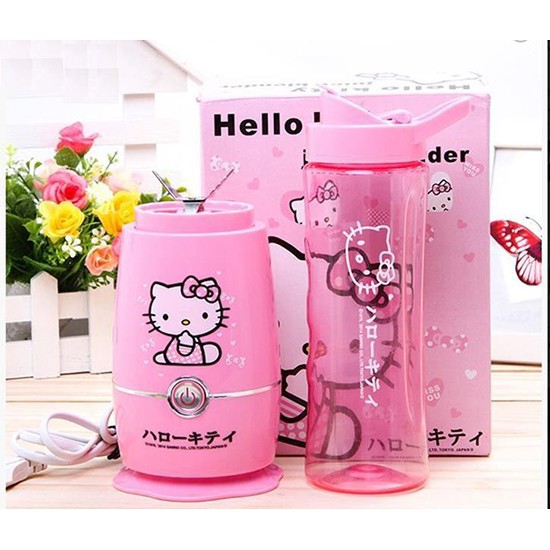 Máy xay sinh tố mini Hello Kitty