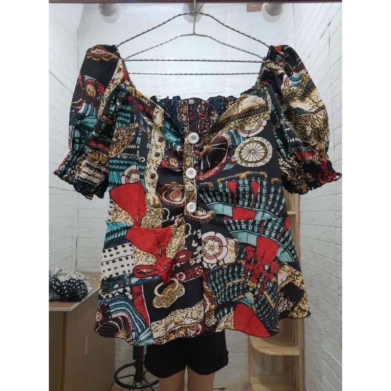 Áo kiểu peplum bigsize