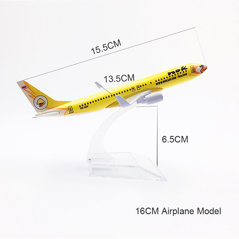 AIRCRAFT MODEL Mô Hình Máy Bay Đồ Chơi Airways Air Nok B737 737 16cm