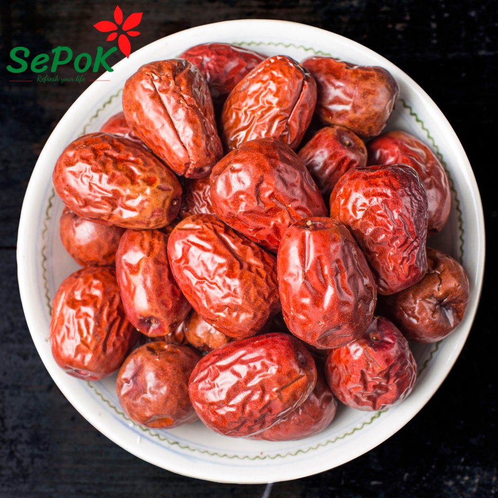 Táo Đỏ Sấy Khô -Túi 500g-Sepok