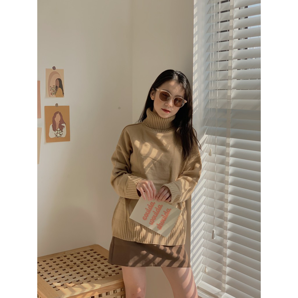 ÁO Len trơn cổ lọ LEN79 1994CLOSET