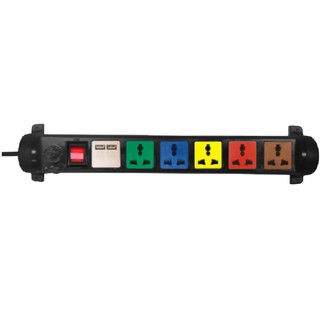 Ổ cắm kéo dài đa năng xoay có cổng sạc usb 5v - 1a 6d32n2xusb