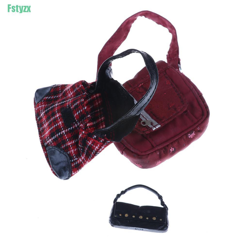 fstyzx 1PCS Fashion Styles Colorized Fashion Morden Doll Bags Accessories Toy