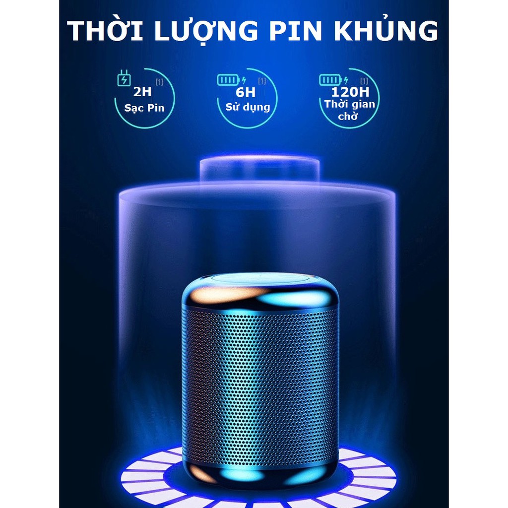 [Mã ELHACE giảm 4% đơn 300K] Loa bluetooth mini nghe nhạc không dây cầm tay Gutek KPL-4208 âm bass trầm ấm