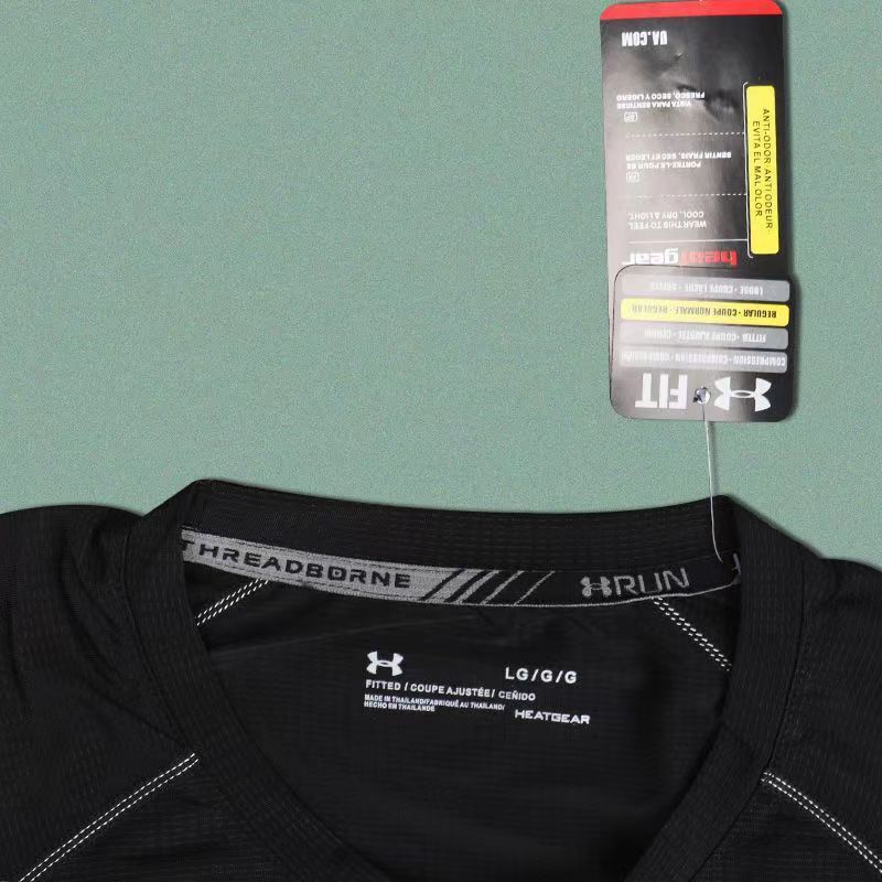 Áo Thun Thể Thao Tay Ngắn Dáng Suông Chất Liệu Thoáng Khí Mau Khô Năng Động Thời Trang Cho Nam Phong Cách Mỹ