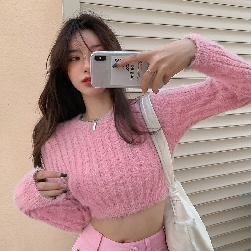 Áo sweater kiểu dáng thời trang mùa thu đông xinh xắn cho nữ