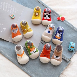 Giày Bún Tập Đi Chống Trượt Cho Bé - Giày Bún Mũi Tròn Hình Thú Cho bé